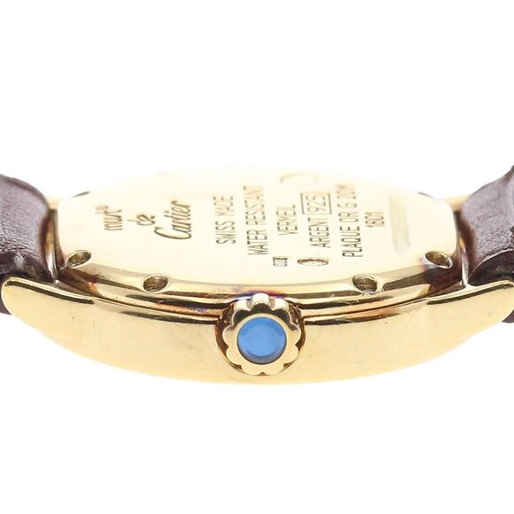 CARTIER Must Rondo SM beige Dial Quartz Ladies Watch - Picture 4 of 5